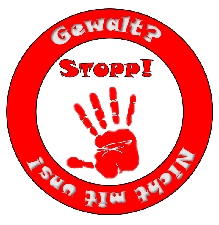 Gewalt nicht mit uns Sticker