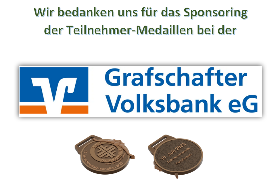 VoBa Sponsoring TN Medaillen